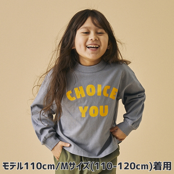 【25FW】CHOICEYOU L/S Tシャツ / ブルーグレー