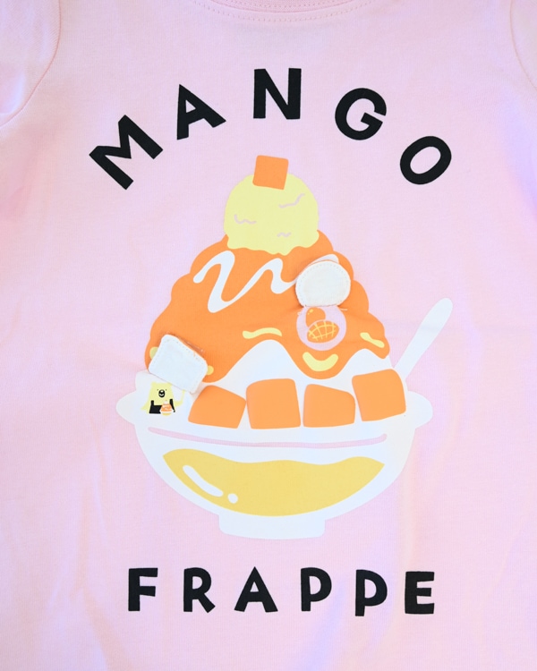 【26SS】マンゴーかき氷 Tシャツ / ピンク