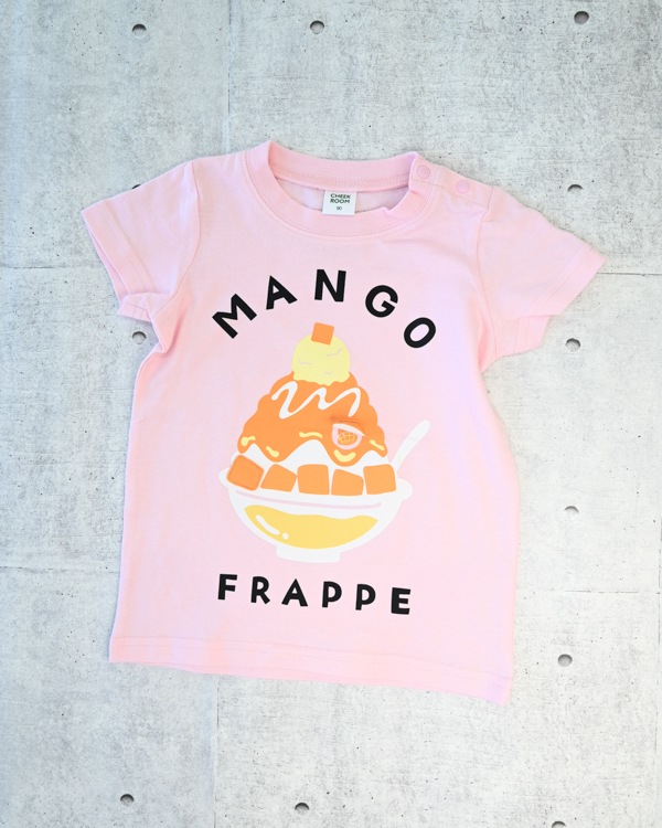 【26SS】マンゴーかき氷 Tシャツ / ピンク