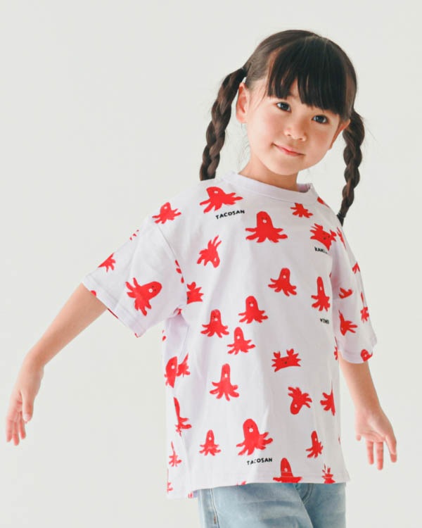 【26SS】タコさんTシャツ / パープル