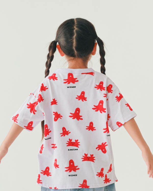 【26SS】タコさんTシャツ / パープル