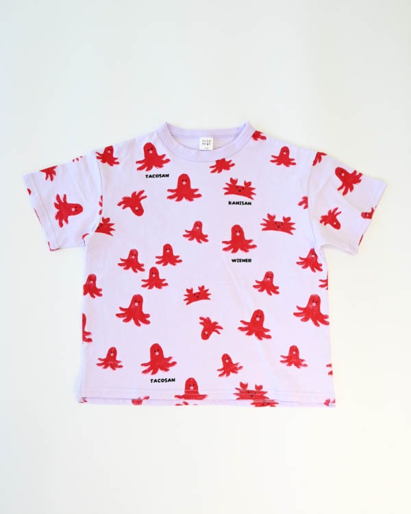 【26SS】タコさんTシャツ / パープル