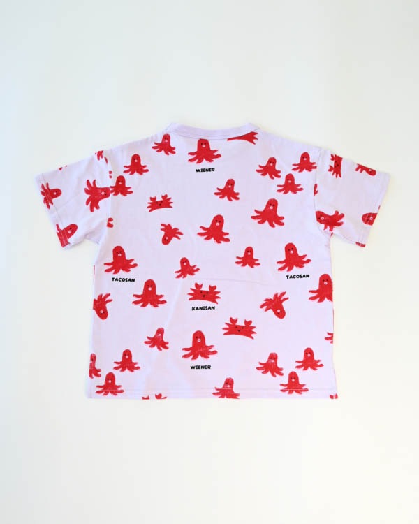 【26SS】タコさんTシャツ / パープル