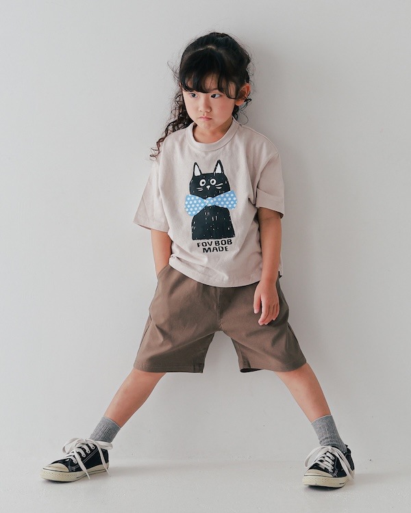 【フォブ】F/B CAT Tシャツ / サンド