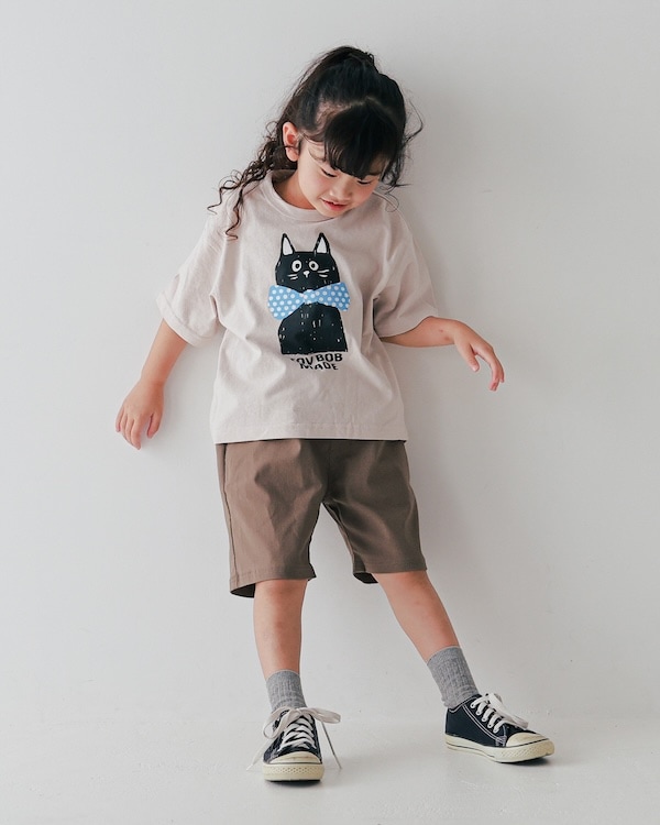 【フォブ】F/B CAT Tシャツ / サンド