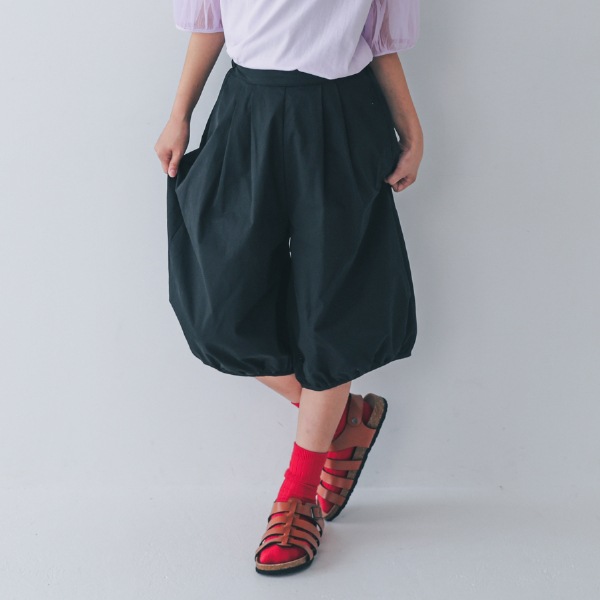 【25SS】ガウチョパンツ / ブラック