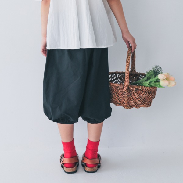 【25SS】ガウチョパンツ / ブラック