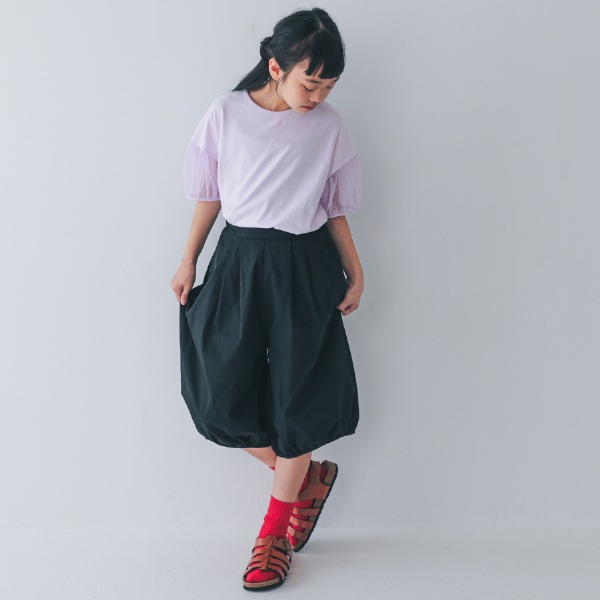 【25SS】ガウチョパンツ / ブラック