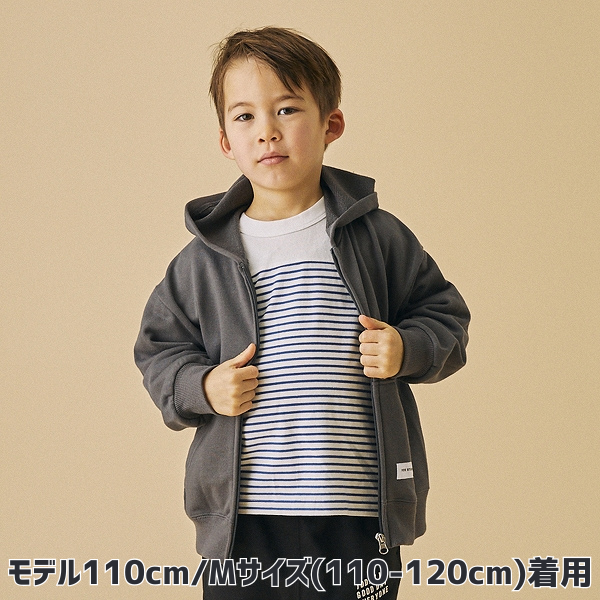 【25FW】ジップパーカー / チャコールグレー