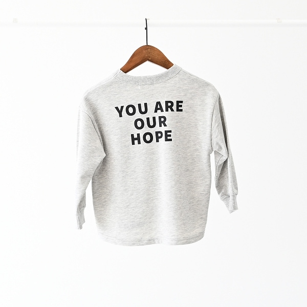 【25FW】HOPE トレーナー / 杢グレー