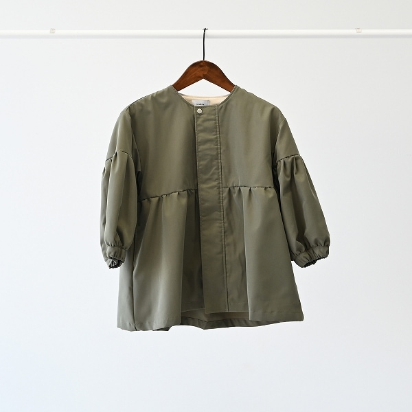 【25FW】ギャザーコート / カーキ