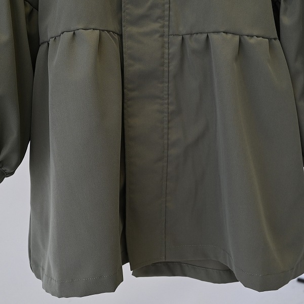 【25FW】ギャザーコート / カーキ