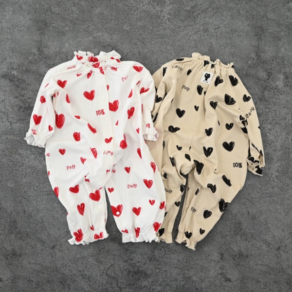 【25FW】アラカルト フリルロンパース / アイボリー