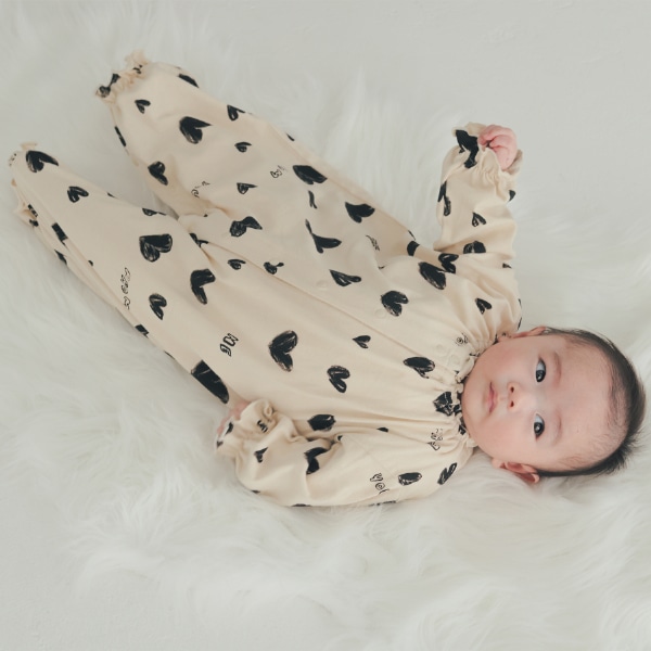 【25FW】アラカルト フリルロンパース / アイボリー