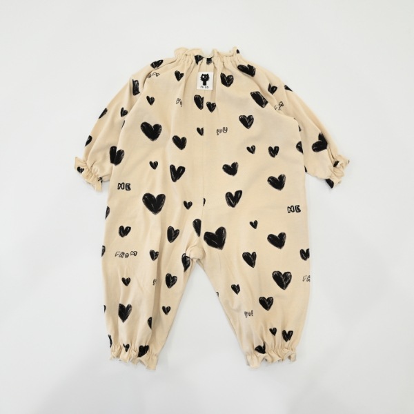 【25FW】アラカルト フリルロンパース / アイボリー