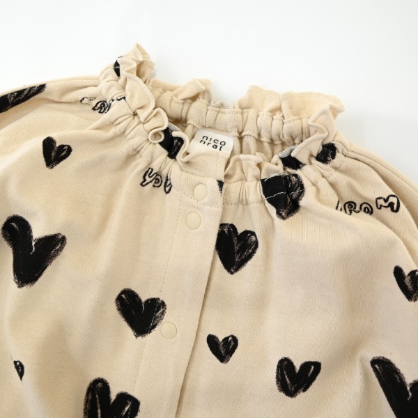 【25FW】アラカルト フリルロンパース / アイボリー