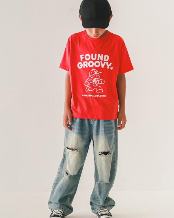 【ジーンズベー】FOUNDTシャツ / レッド