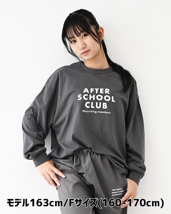 【ジェネレーター】AFTER L/S Tシャツ / チャコールグレー