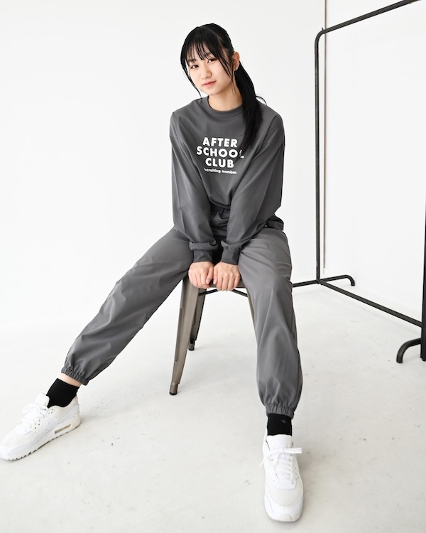 【ジェネレーター】AFTER L/S Tシャツ / チャコールグレー