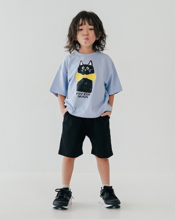 【フォブ】F/B CAT Tシャツ / サックス