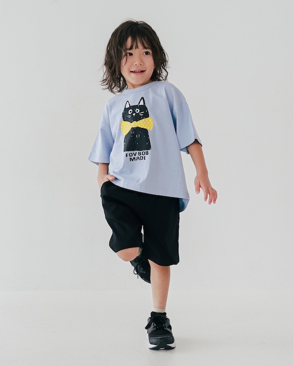 【フォブ】F/B CAT Tシャツ / サックス