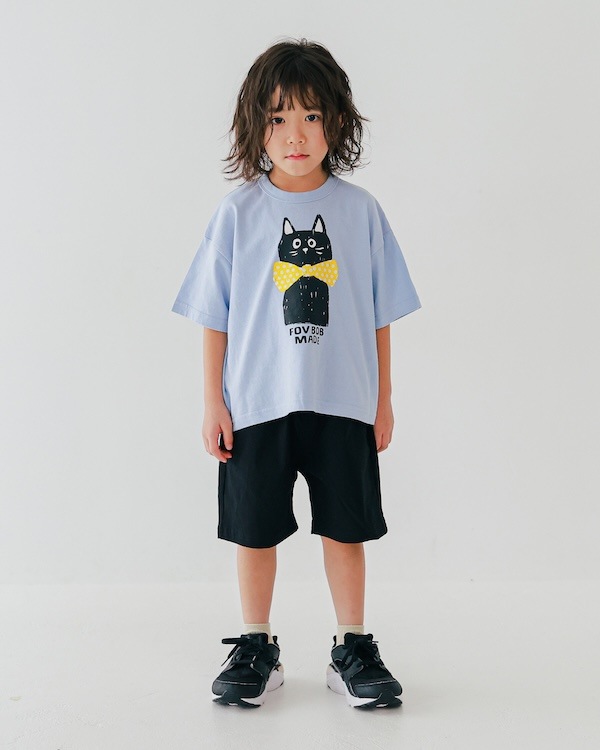 【フォブ】F/B CAT Tシャツ / サックス