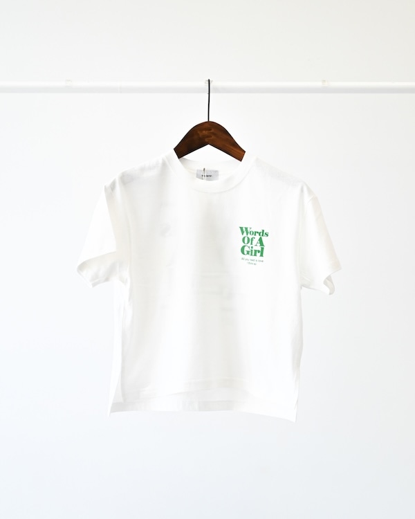 【アンディニー】Words of Tシャツ / ホワイト