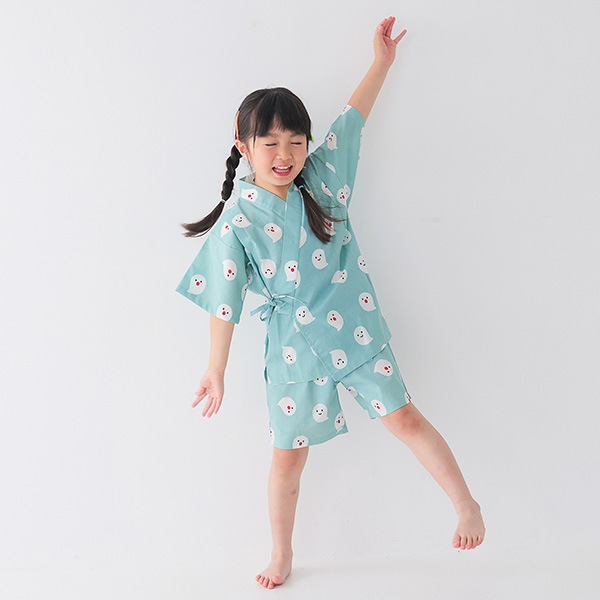 【定番】nicohrat 甚平 / ブルー