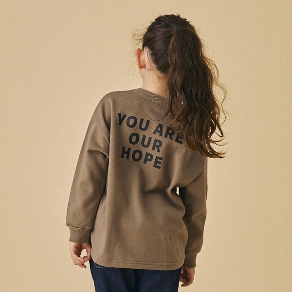 【25FW】HOPE トレーナー / アッシュグレー