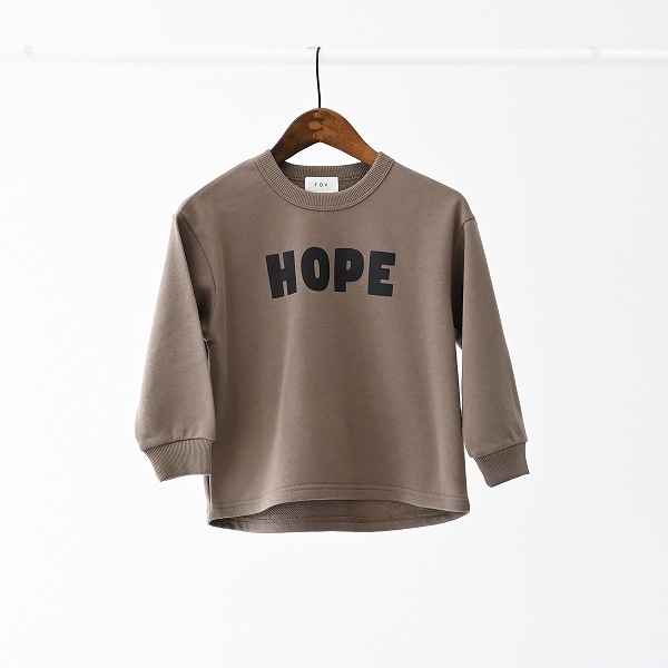 【25FW】HOPE トレーナー / アッシュグレー