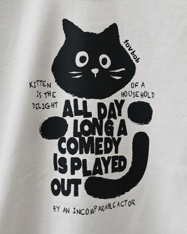 【フォブ】F/B CAT Tシャツ / ホワイト