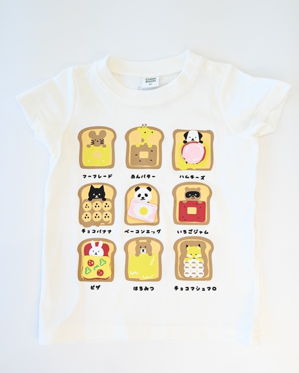 【26SS】いろんなパン Tシャツ / オフホワイト