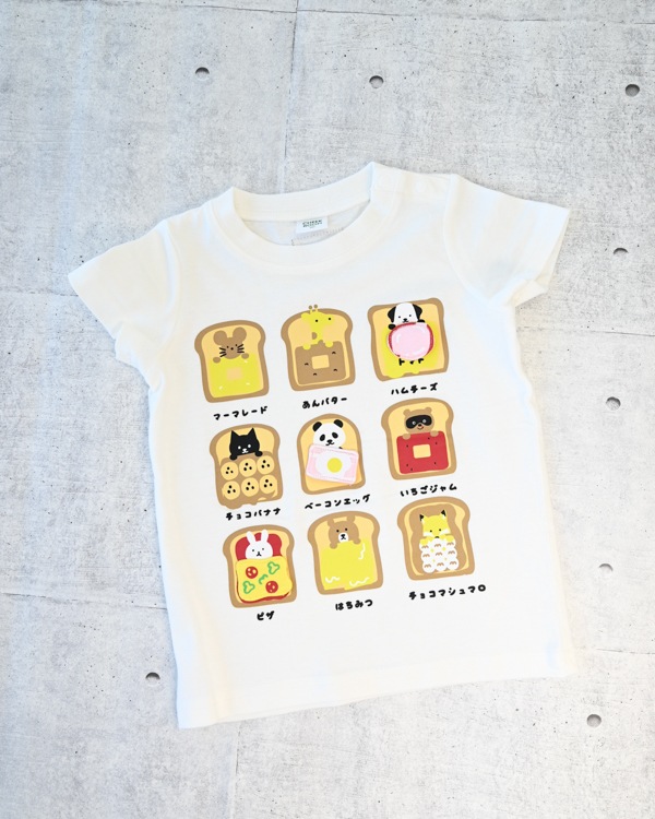【26SS】いろんなパン Tシャツ / オフホワイト