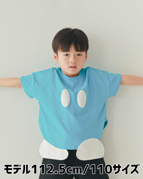 【ニコフラート】ボンバーなりきり Tシャツ / ブルー