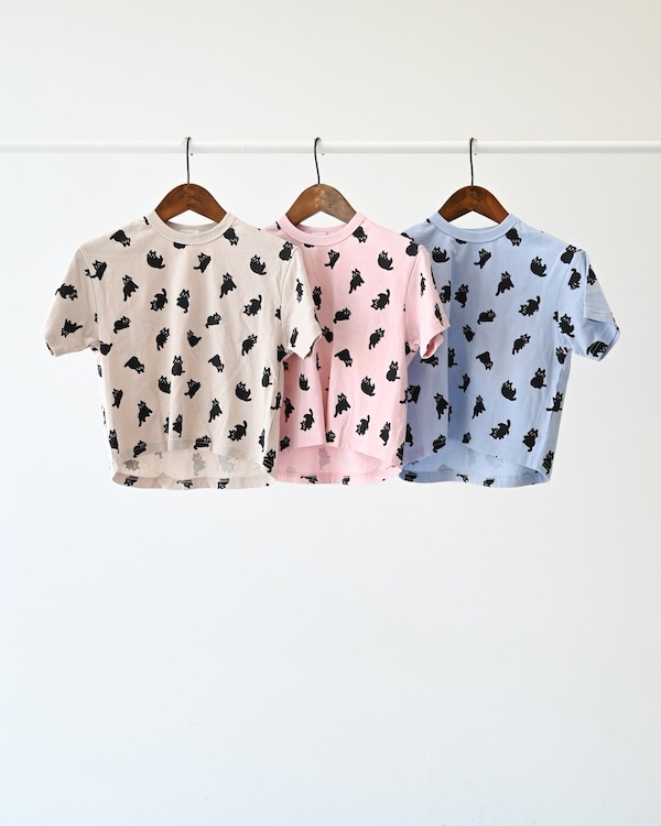【フォブ】F/B 総柄 Tシャツ / サンド
