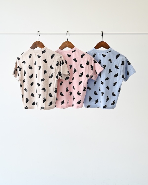 【フォブ】F/B 総柄 Tシャツ / サンド