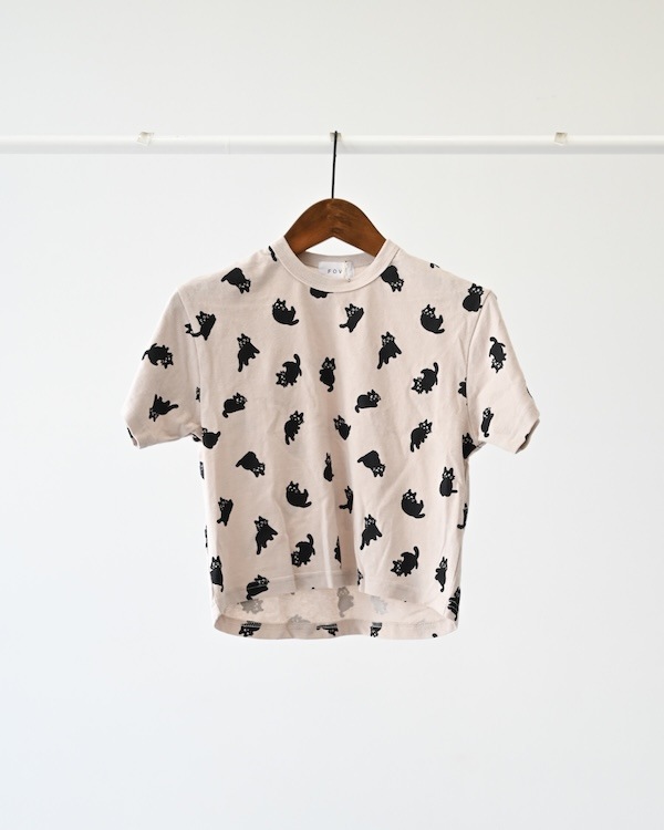 【フォブ】F/B 総柄 Tシャツ / サンド