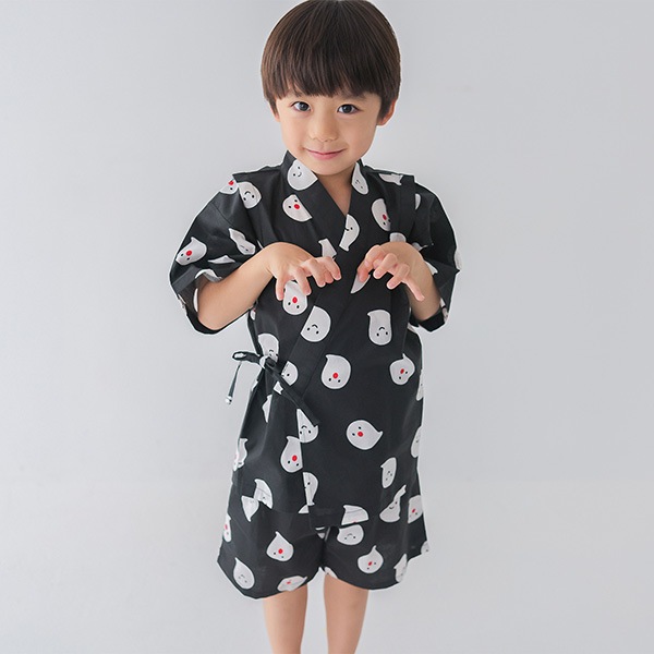 【定番】nicohrat 甚平 / ブラック