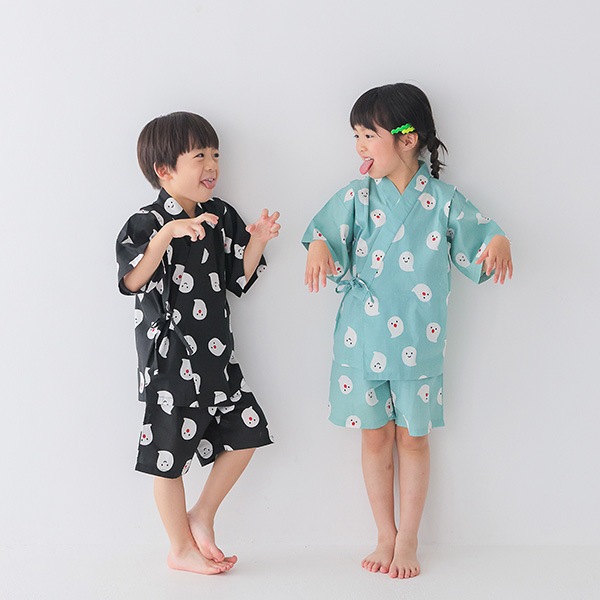 【定番】nicohrat 甚平 / ブラック