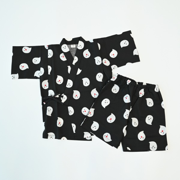 【定番】nicohrat 甚平 / ブラック