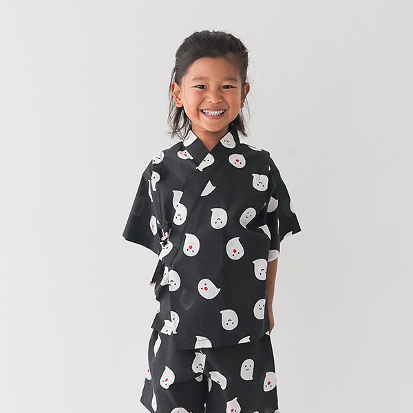 【定番】nicohrat 甚平 / ブラック