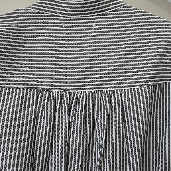 【25FW】ストライプチュニックシャツ / ブルー