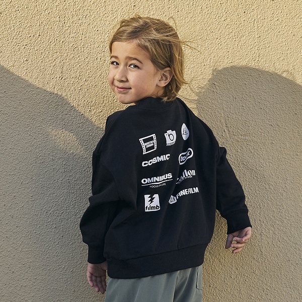 【25FW】camera トレーナー / ブラック