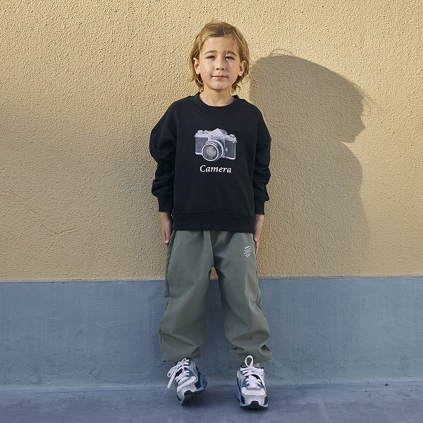 【25FW】camera トレーナー / ブラック