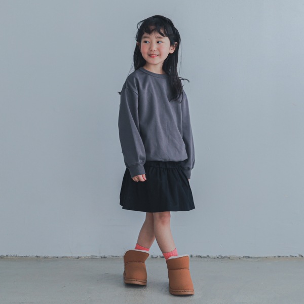 【25FW】ベーシック トレーナー / チャコールグレー