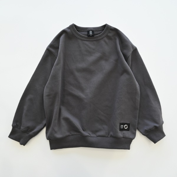 【25FW】ベーシック トレーナー / チャコールグレー