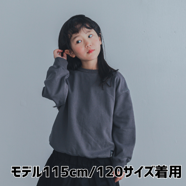 【25FW】ベーシック トレーナー / チャコールグレー