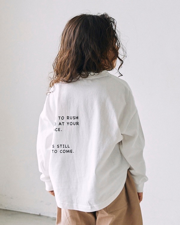 【26PS】TAKE IT L/S Tシャツ / ホワイト