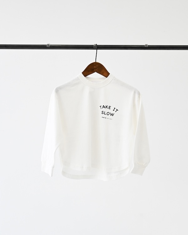 【26PS】TAKE IT L/S Tシャツ / ホワイト