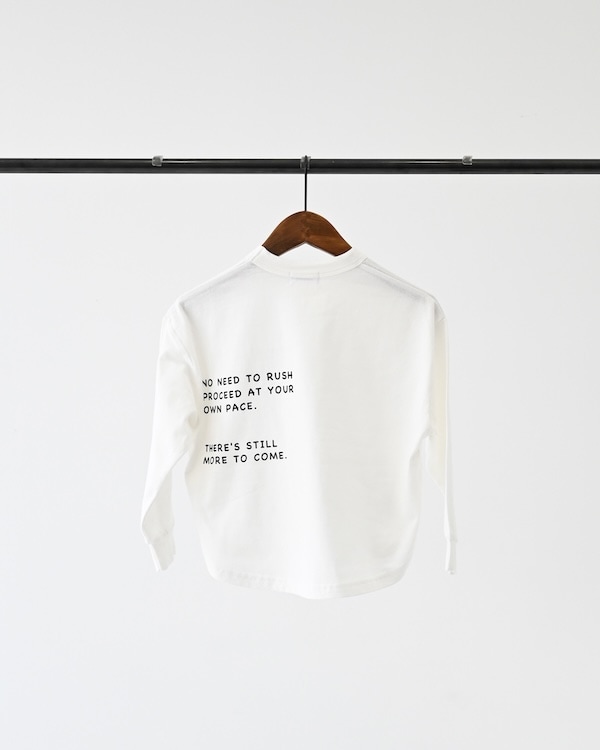 【26PS】TAKE IT L/S Tシャツ / ホワイト